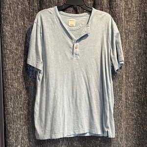 Merona Sky Blue Casual Button Down Shirt